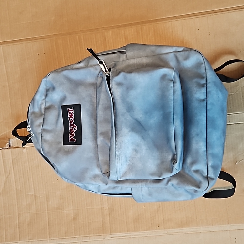 Jansport Superbreak FX backpack- gray cloudy print